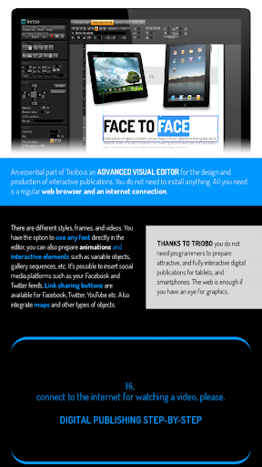 Triobo Content Reader Screenshot