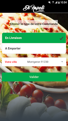 Android application Pizza di Napoli Valenton screenshort