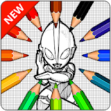 Coloring page of Ultra icon