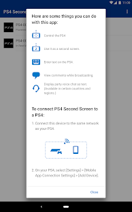 PS4 Second Screen Screenshot