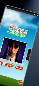 Wednesday Addams Puzzle Jigsaw