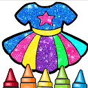 Baixar Glitter Dresses Coloring Book and Drawing Instalar Mais recente APK Downloader