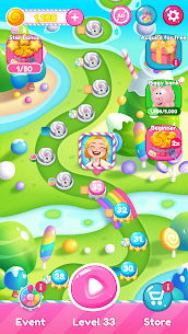 Free Sweet Candy Bomb  Match 3 Game Download 3