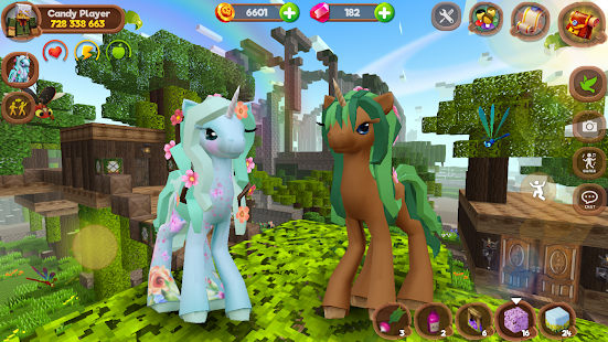 Pony Craft: Build & Survival apklade screenshots 2