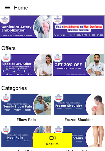Android application BnG Vascular screenshort