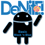 CM12 Theme Basic Black 'n Blue icon