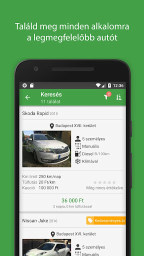 Autóbérlés - SinexRent Screenshot 3 - AppWisp.com