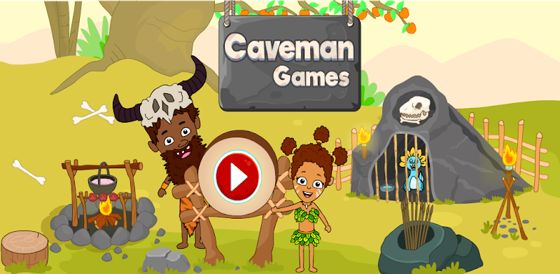 Caveman Games World for Kids
