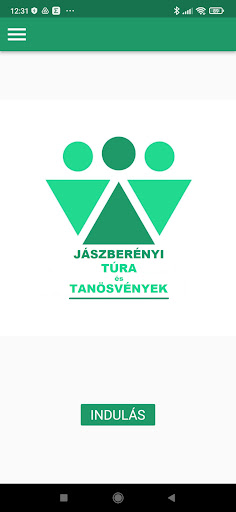 Android application Jászberényi tanösvények screenshort