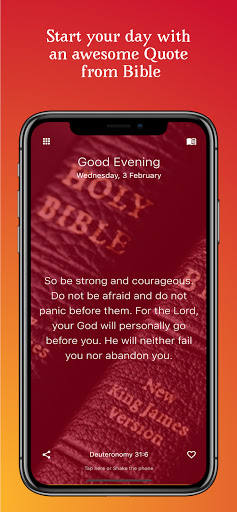 Android application Bible Inspirational Quotes screenshort