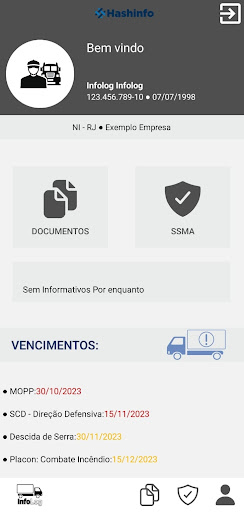 Infolog Screen 3