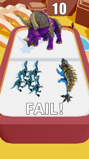 Dino game: Dinos VS Monsters एंड्रॉइड গেম স্ক্রিনশট 3