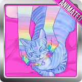 Psychedelic Cat Live Wallpaper icon