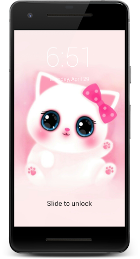 Girly Pink HD Lock Screen