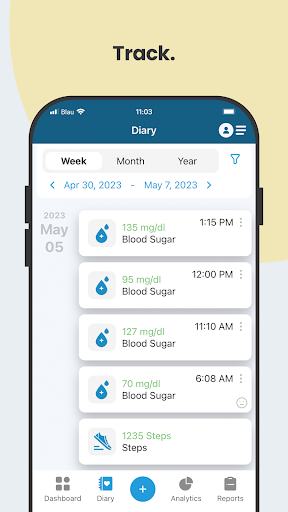 Diamoki: Your Diabetes Diary Screen 3
