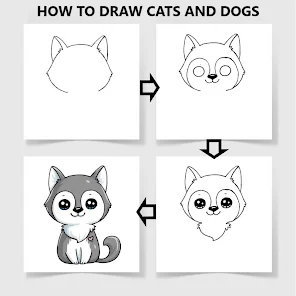 How To Draw Cats and Dogs - Ứng dụng trên Google Play