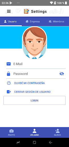 Android application Inventario Online screenshort