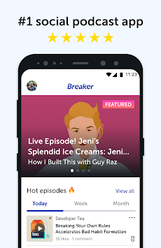 Breaker—The social podcast appのおすすめ画像1
