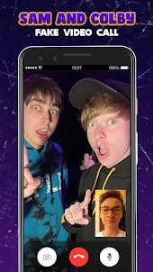 Sam and Colby Fake Video Call