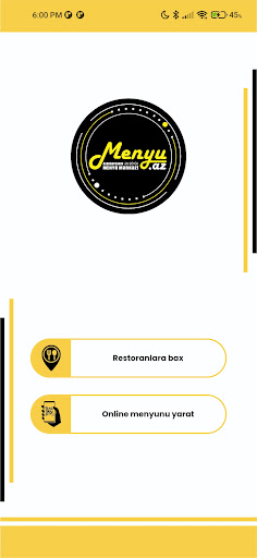 Android application Menyu.az QR screenshort