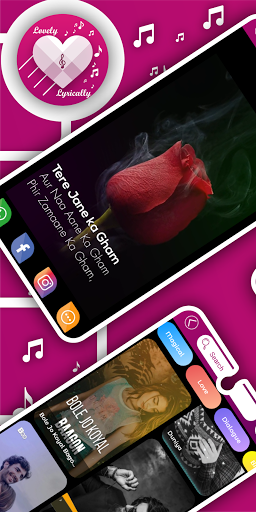 Lovely Lyrically - Lyrical Status Video Maker