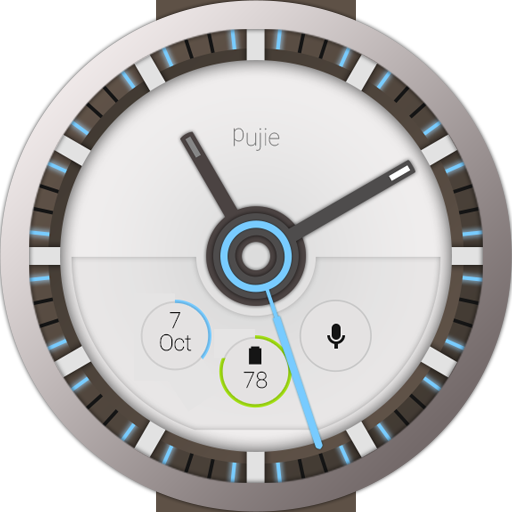 Pujie Blue - Wear Watch Face – Apps no Google Play