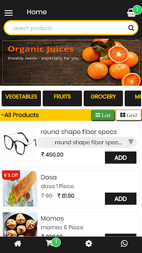 Ecommerce Demo App Screen 2