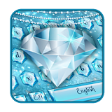 Blue Nile diamond emoji Keyboard Theme icon
