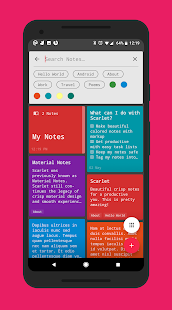 Scarlet Notes Pro لقطة شاشة