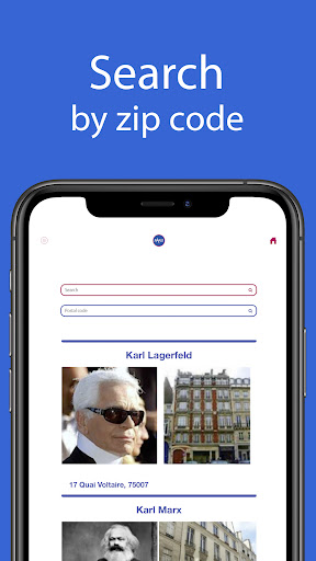 Paris Celebrity Guide Screen 3
