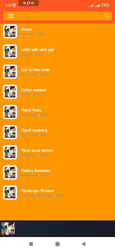 Android application Lagu Dangdut Lawas mp3 screenshort