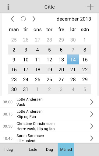 Admind Kalender Screen 3