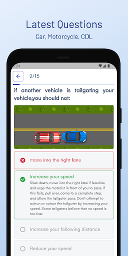Android application SD DMV Permit Test Guide screenshort