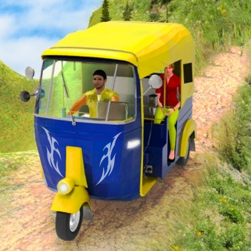 Autorickshaw Tuktuk Hill Drive Logo