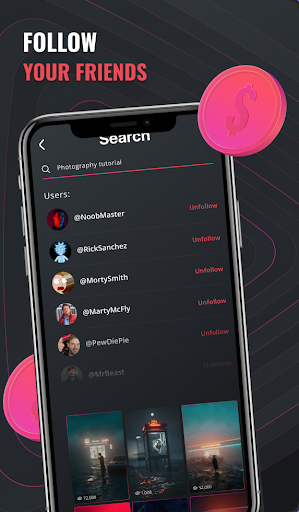 Screenshot of Givvy Short Reels App