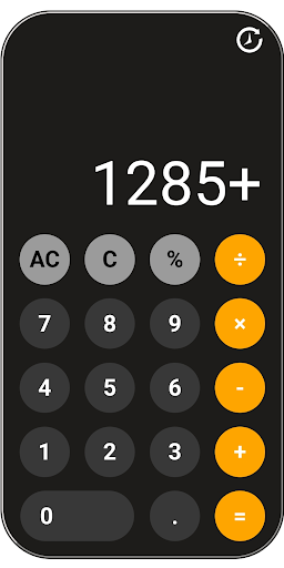 Android application CALTULATOR - IPHONE MODEL screenshort