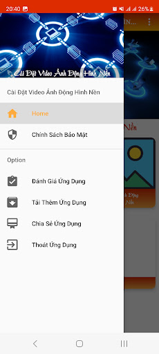 Cài Đặt Video Làm Hình Nền ĐT Screen 3