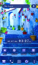 世界の絶景壁紙アイコン 青い街シャウエン 無料 Google Play のアプリ