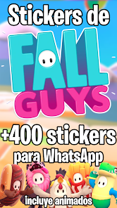 Captura de Pantalla 1 Stickers de Fall Guys para WA android