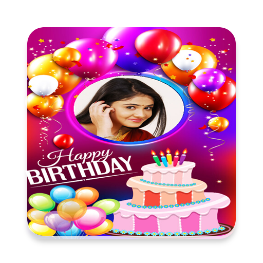 Happy Birthday Photo Frame-Bir logo