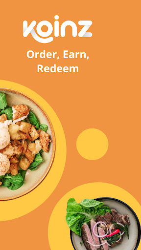 Android application Koinz - Order, collect, redeem screenshort