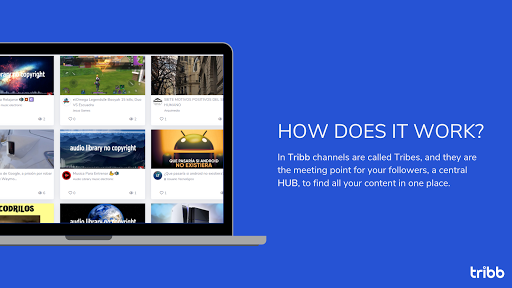 Android application Tribb: Digital Tribes screenshort