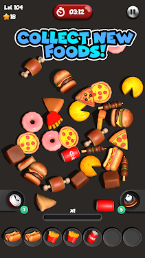 #4. Food Match 3D: Tile Puzzle (Android) By: Matchingham Games