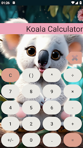Koala Themed Calculator