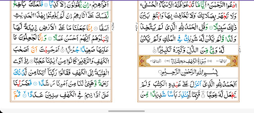 Double Page Quran Screen 3
