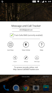 Message and Call Tracker Unknown