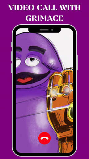 grimmace shake scary fake call Screen 2