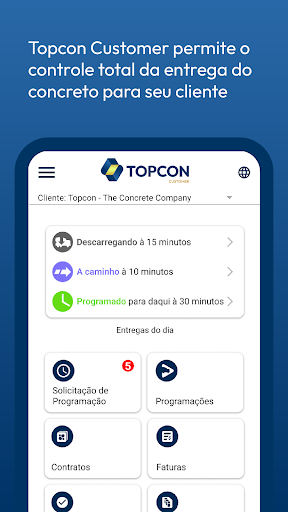 Android application Cliente Schumann screenshort