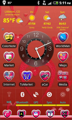 Android application LC Heart Theme screenshort