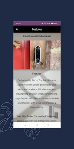 Arlo Wireless Doorbell Guide